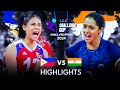 INDIA Vs PHILIPPINES Highlights AVC Challenge Cup 2024