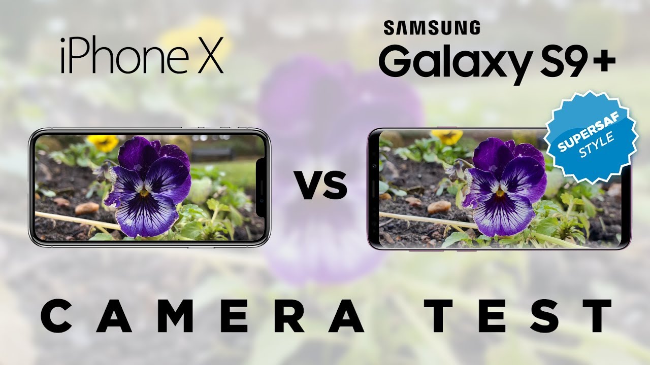 Samsung S9 Plus vs iPhone X Camera Test Comparison