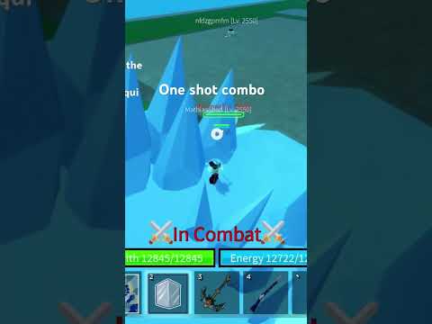 GodHuman+Ice+Shark Anchor one shot combo #roblox #bountyhunter #bloxfruits #bounty