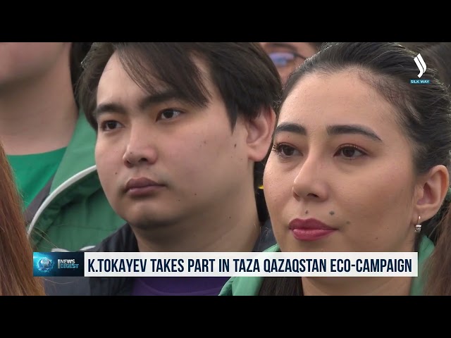 Kassym-Jomart Tokayev takes part in Taza Qazaqstan environmental campaign