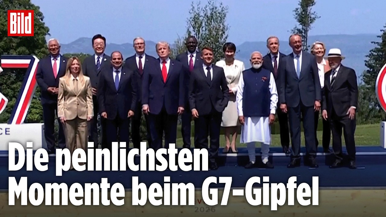 G7-GIPFEL: Alle Cringe-Momente im Video! Die große Bühne der witzigen Weltpolitik