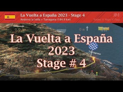 La Vuelta 2023, Etapa 4 (Andorra la Vella - Tarragona), percurso, percurso, perfil, animação
