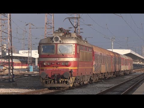 Trains in Bulgaria at Sofia Central Station
