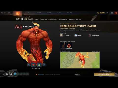 ALL 148 Sets Preview DOTA 2 The International 10 Collector's Cache Battle
