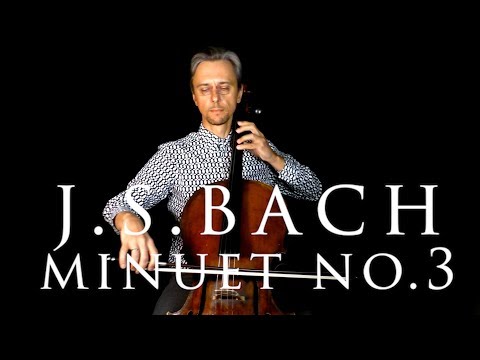 J.S. Bach, Minuet No.3 from Suzuki Cello Book 2 | Practice with Cello Teacher