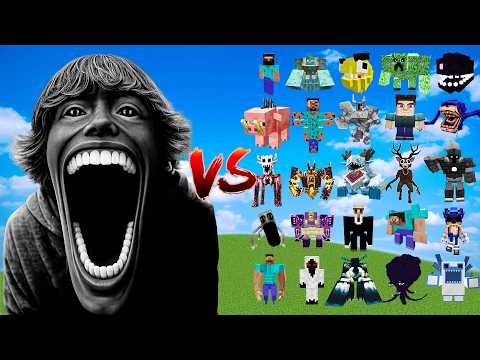 67 KID vs All Minecraft Bosses | Minecraft Mob Battle