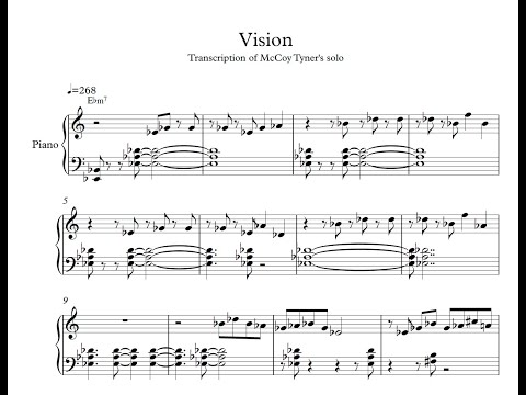 McCoy Tyner  - Vision transcription