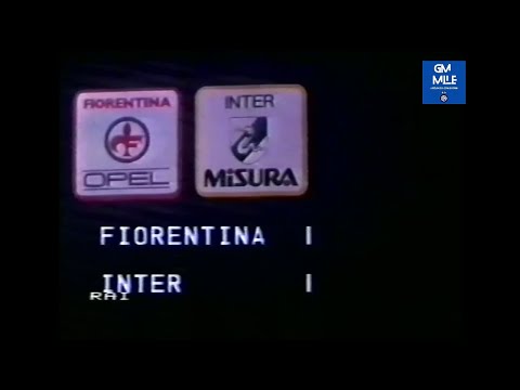 1984-85 (10^ - 25-11-1984) Fiorentina-INTER 1-1 [Monelli,Marini] Servizio D.S.Rai