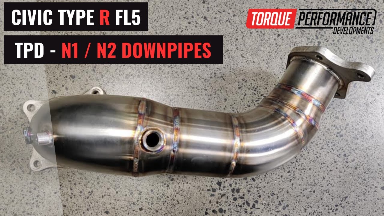 TORQUE PERFORMANCE DEVELOPMENTS - N1/N2 DOWNPIPES // FL5 CIVIC TYPE R