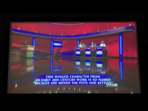 Final Jeopardy, BIG WAGERS - Alan Dunn Day 5 (10/18/18)