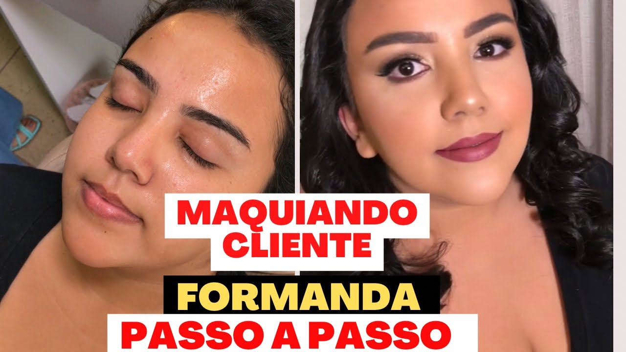MAQUIANDO CLIENTE: passo a passo maquiagem Formanda #maquiandocliente #maquiagemformatura