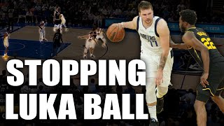 Warriors Defense Stops Luka Ball Dallas Mavericks 5-Out Offense | NBA Film Room