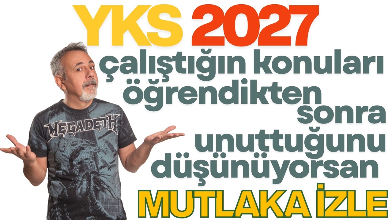 ÇALIŞTIĞIN KONULARI UNUTTUĞUNU DÜŞÜNÜYORSAN MUTLAKA İZLE
