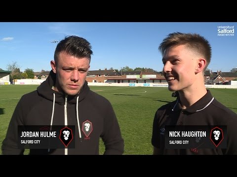 Worcester City 1-2 Salford City - Jordan Hulme & Nick Haughton post-match interview