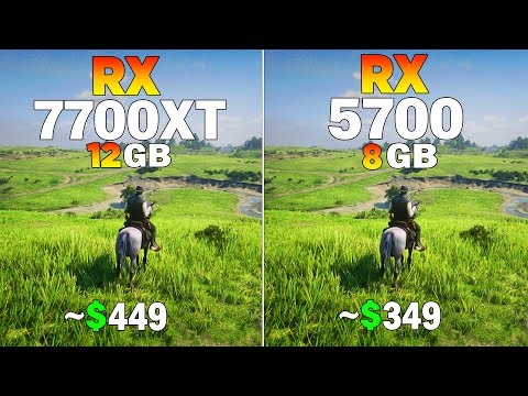 RX 7700 XT vs RX 5700 - Test in 8 Games