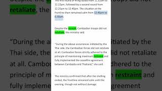 Cambodia condemns Thai aggression, calling  for ASEAN probe into ceasefire infringements