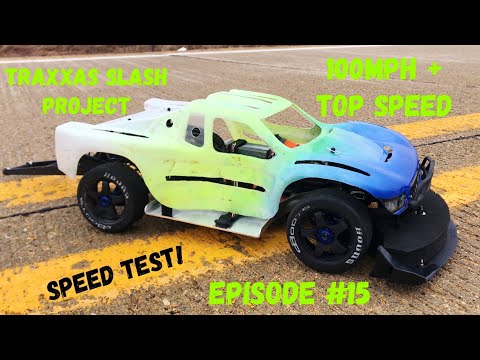 “100mph Traxxas Slash 4x4” - TESTING Out the NEW UPGRADES - ALLOY Battery Tray and Aero MODS on 6S!!