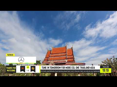LIVE: Fnatic vs. Motivate.Trust - Group Stage - AS - ESL One Thailand 2020