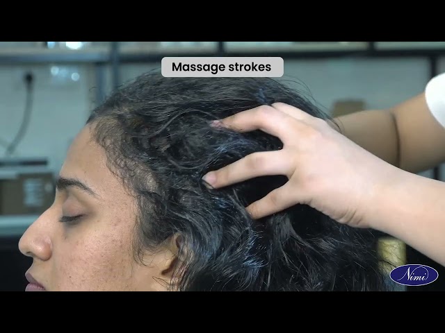 Procedure for head massage