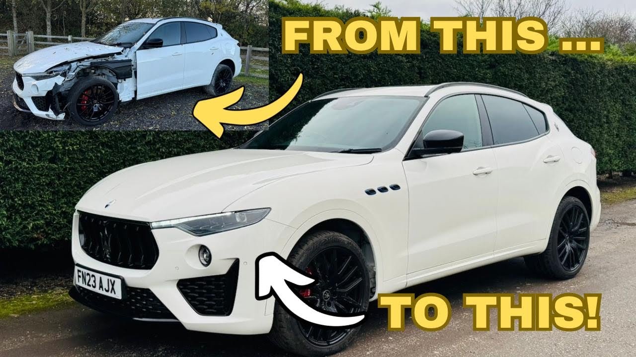 REPAIRING A £60,000 CRASH DAMAGED MASERATI FROM COPART AUCTION