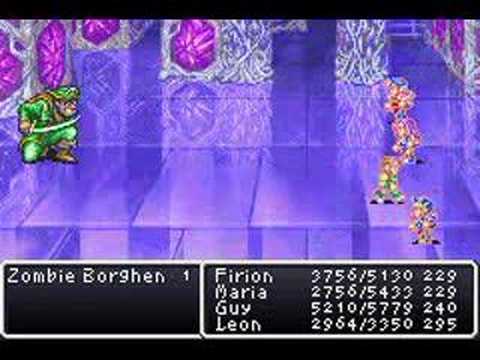 Final Fantasy II DOS Boss Battle #20 - Zombie Borghen