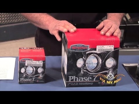 Harley Davidson Maintenance: Harley LED Headlight, Passing Lamps and Halo Review
