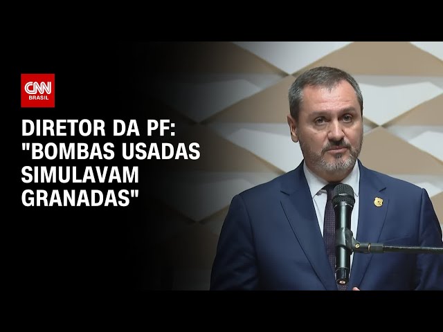 Diretor da PF: “Bombas usadas simulavam granadas” | CNN 360º