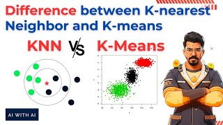 Difference between K-Nearest Neighbor and K-Means clustering - Part 2 | AI with AI |