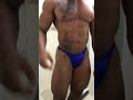 Muscle worship hot shower