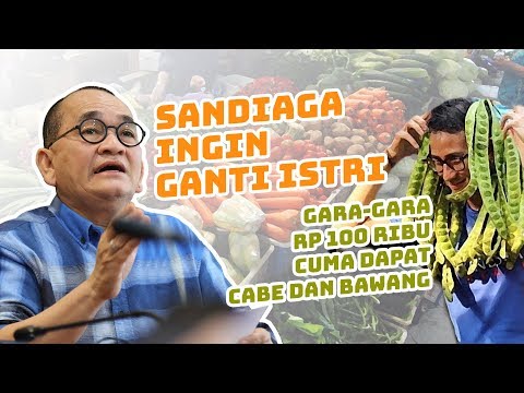 Ruhut Buka Bukaan : Gara-Gara 100 Ribu Dapat Cabe & Bawang, Sandiaga Ingin Ganti Istri