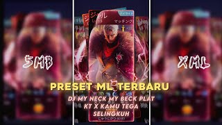 Download lagu PRESET AM ML TERBARU DJ MY NECK MY BECK PLAT KT x KAMU TEGA SELINGKUH VIRAL TIKTOK DI BAWAH 5MB & XM mp3