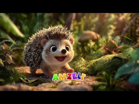 Gelu Ariciu 🦔 Cântec Animat pentru Copii | Cantece Vesele – Amzeli 🎶