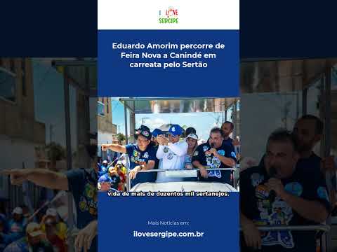 Eduardo Amorim percorre de Feira Nova a Canindé em carreata pelo Sertão #Shorts