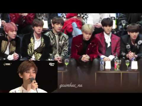 161202 MAMA 2016 - BTS reaction to EXO - Transformer + Monster