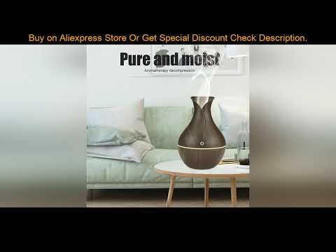 Only US $11.94 New USB Aroma Diffuser Mini Ultrasonic Air Humidifier Wood Grain Atomizer Aromathera