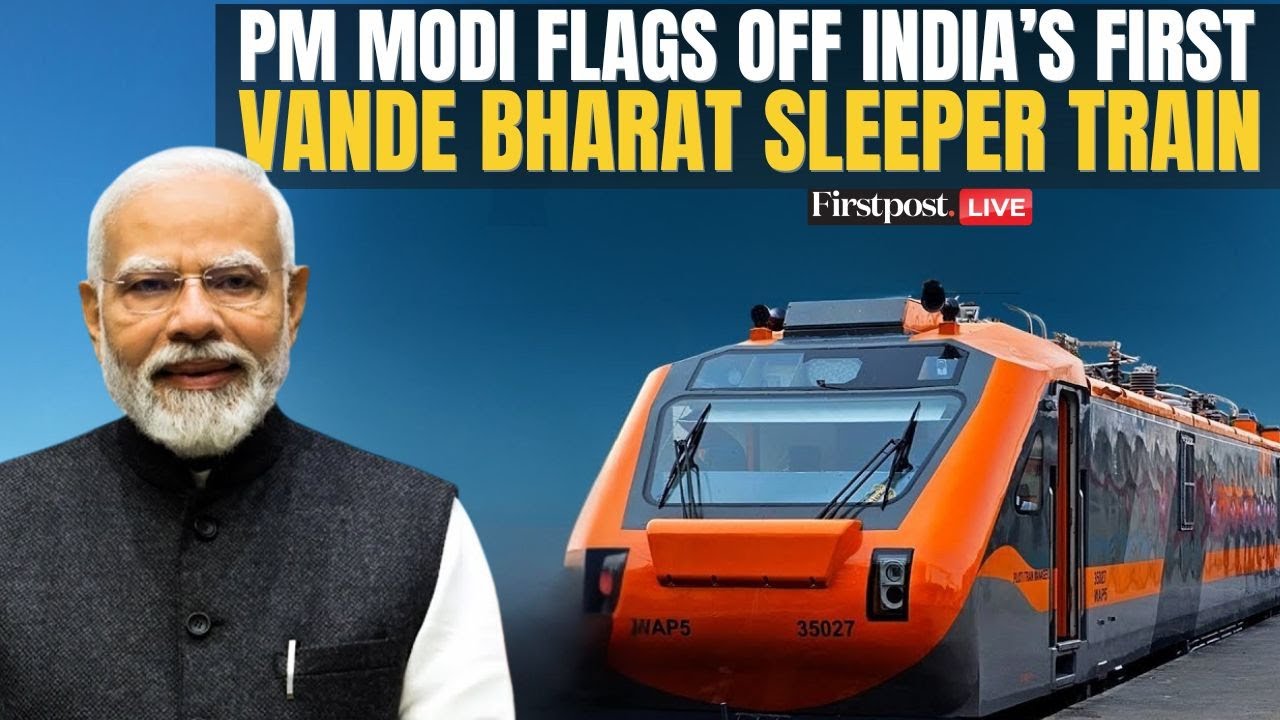 LIVE: PM Modi Flags off India’s First Vande Bharat Sleeper Train Between Howrah & Guwahati