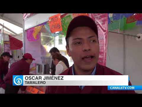 Continúa la Feria del Tamal en la Marco Plaza del Jardín Cuitláhuac en Iztapalapa