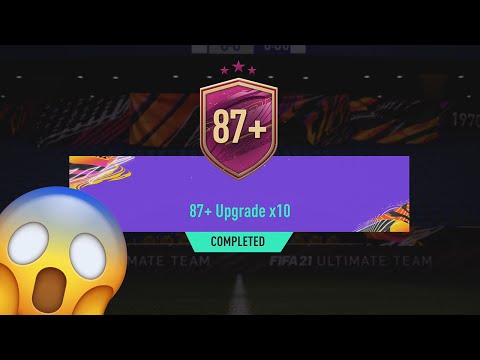NEW 87+ UPGRADE X10 PACK! FIFA 21 87+ UPGRADE X10 SBC COMPLETE