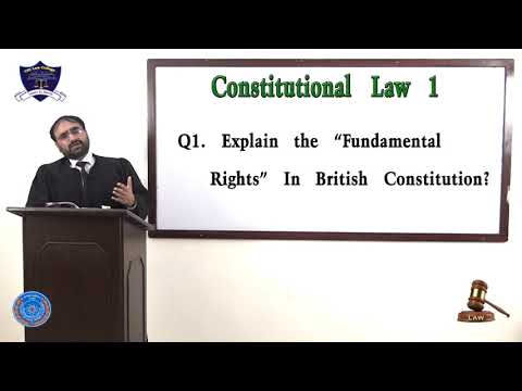 Constitutional Law-I Lecture No 4