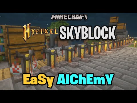 Hypixel Skyblock: Easy Alchemy Skill