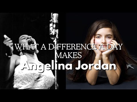 What A Difference A Day Makes - Angelina Jordan Performing Dinah Washington Best Song LYRICS Español