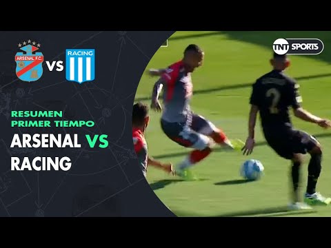 Resumen Primer tiempo: Arsenal vs Racing | Fecha 6 | Zona 1 - Copa Diego Armando Maradona
