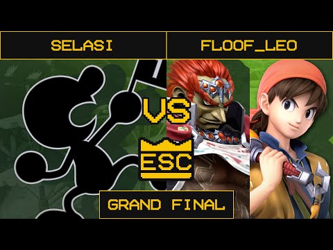 ESC 27 Smash Ultimate Grand Final - Selasi (Mr. Game & Watch) Vs. Floof_Leo (Hero, Ganondorf)
