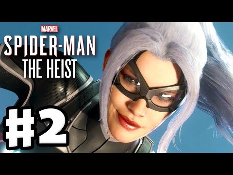 Spider-Man - PS4 The Heist DLC - Gameplay Walkthrough Part 2 - Black Cat & All Screwball Challenges!