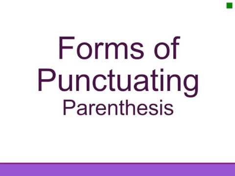 Parenthesis