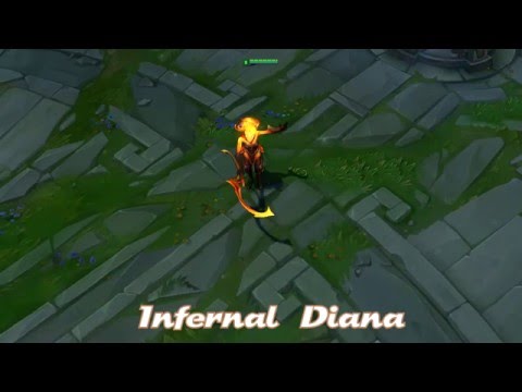 Infernal Diana Skin Spotlight | League of Legends Skin Review