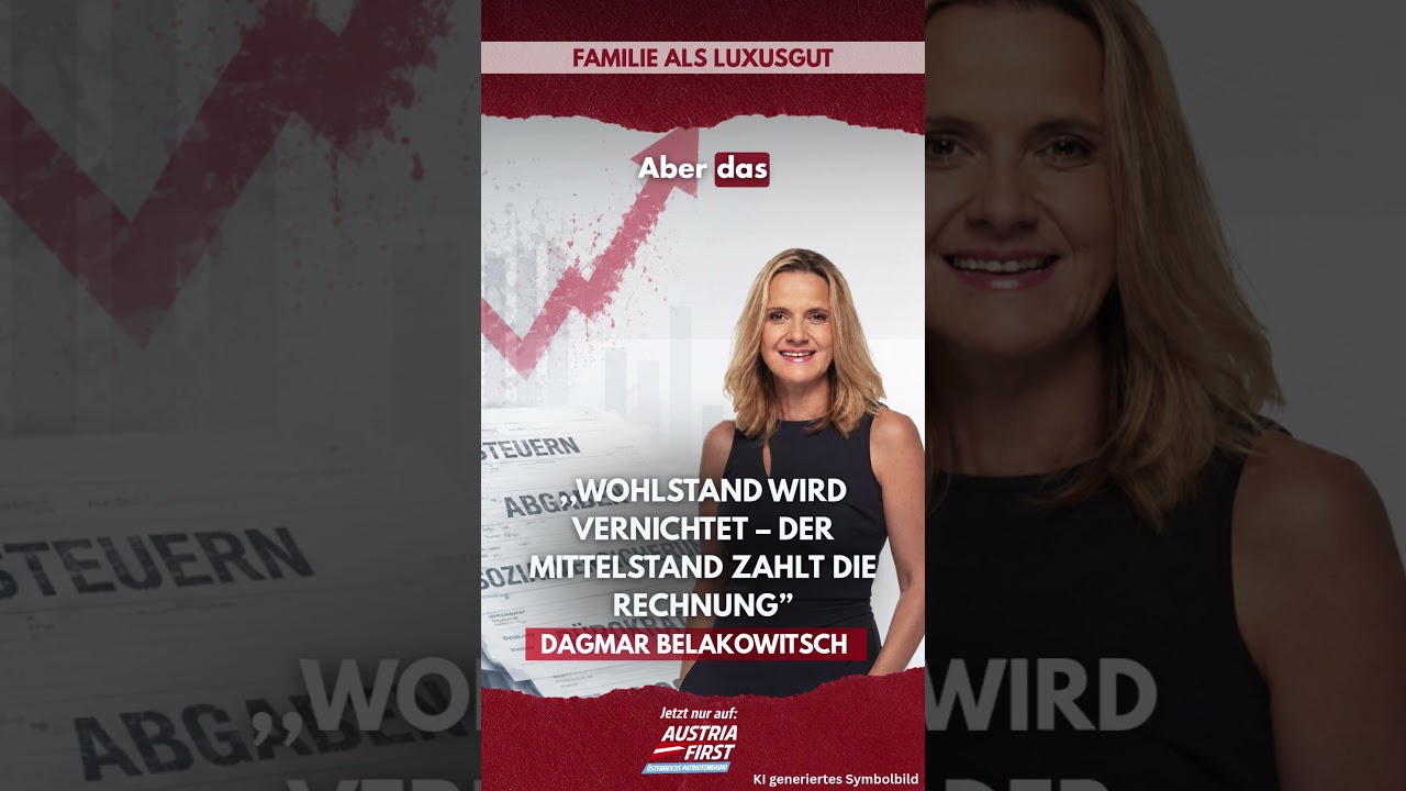 Wohlstand wird vernichtet - der Mittelstand zahlt die Rechnung! - Dagmar Belakowitsch