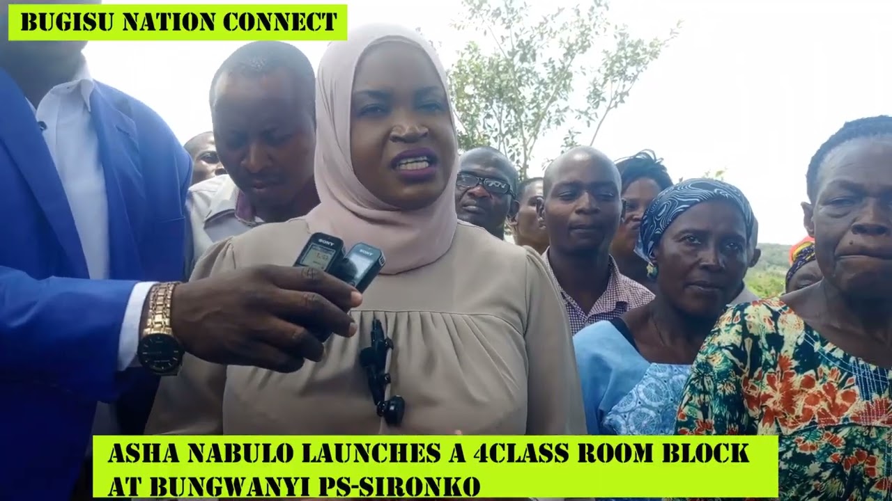 HON ASHA NABULO COMMISSIONS A 4 CLASSROOM BLOCK AT BUNGWANYI PS