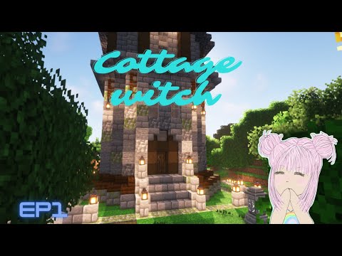 Cottage Witch ep1 Modded Minecraft Lets Play
