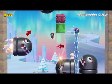 Banzai Bill Platforming 3D (Super Mario Maker 2)